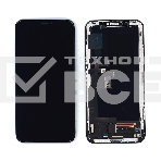 Дисплей для Apple iPhone X в сборе с тачскрином (OLED HE) черный, фото2