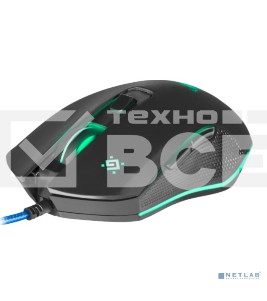 Мышь проводная Defender Sky Dragon GM-090L черный, 3200 dpi, USB, кнопки - 6