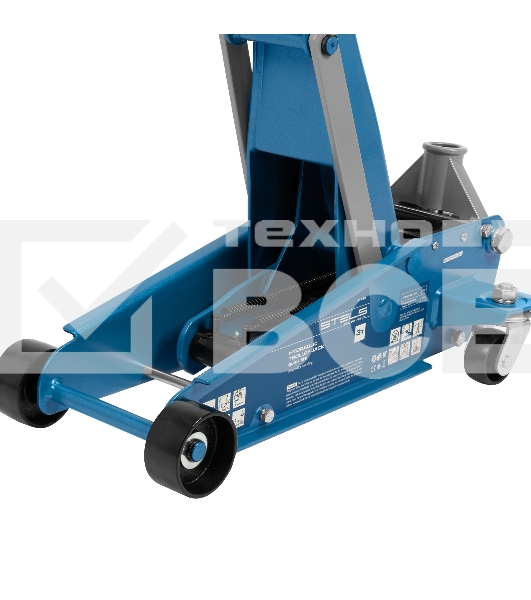 Домкрат гидравлический подкатной, 3 т, 120-450 мм, быстрый подъем, проф. Stels