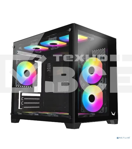 Компьютерный корпус AeroCool / Formula Crystal Z5 черный без БП mATX 1x120mm 2xUSB2.0 1xUSB3.0 audio bott PSU