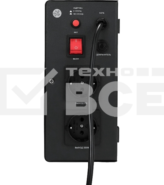 Стабилизатор напряжения Smartwatt AVR Triac 2000TW 2000ВА черный
