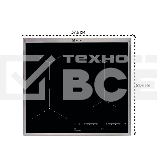 Индукционная варочная поверхность Electrolux EIT60443X черный