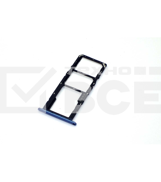Лоток для SIM-карты Huawei Honor 7A синий