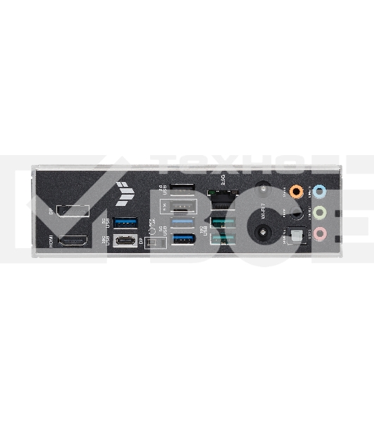 Материнская плата ASUS TUF GAMING B860-PLUS WIFI, LGA 1851, Intel B860, 4xDDR5, 4xSATA, 3xM.2, 1xPCIe 5.0 x16, 1xPCIe 4.0 x16, 1xDP, 1xHDMI, 1x 2.5Gb LAN, 1xUSB 20Gbps, 2xUSB 10Gbps, 3xUSB 5Gbps, 2xUSB 2.0, 5x3.5 мм, 7.1, ATX