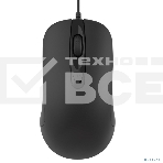 Мышь проводная CBR CM 110 черный, 2400 dpi, USB, кнопки - 4, фото 1