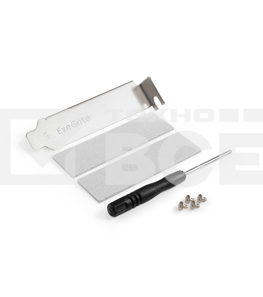 Переходник ExeGate EXE-597E2 (2 x M.2 M key -> PCI-E x8 v3.0, для установки двух SSD M.2 2230/2242/2260/2280/22110 M key NGFF в слот PCI-E, материнская плата должна быть c функции Bifurcation PCI-E)