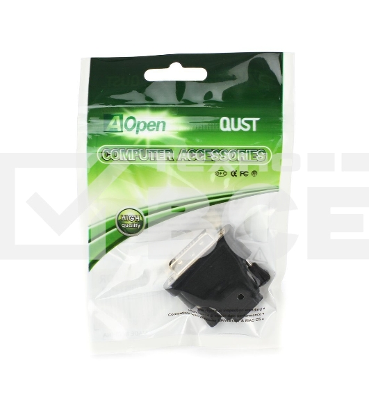 Переходник/ Переходник HDMI 19F <--> DVI-D 25M Aopen/Qust <ACA312>