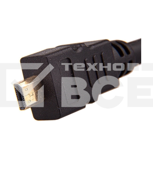 Кабель VCOM/TELECOM HDMI-19M -- MicroHDMI-19M ver 2.0+3D/Ethernet,1m Telecom <TCG206-1M>