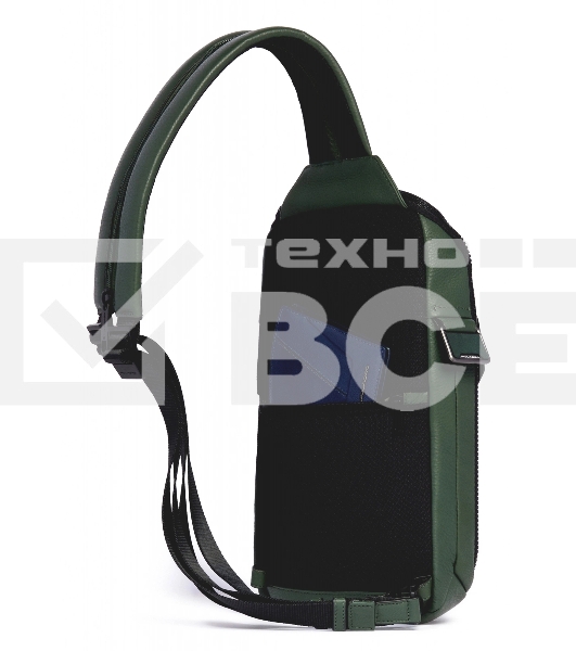 Рюкзак слинг мужской Piquadro Than CA6616S135/VE хаки кожа