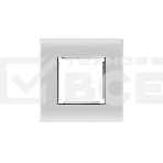 Панель лицевая Rexant 80х80 для модуля Mosaic, металлический суппорт, фото 1