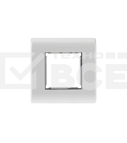 Панель лицевая Rexant 80х80 для модуля Mosaic, металлический суппорт