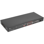 Коммутатор TP-Link 16-port 10/100Mbps + 2-port Gigabit unmanaged switch with 16 PoE+ ports, compliant with 802.3af/at PoE, 150W PoE budget,  support 250m Extend Mode, priority mode and Isolation mode, rackmount, plug and play., фото12