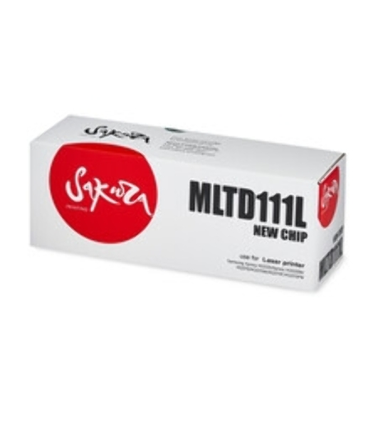 Комплект Sakura MLTD111L из 2х картриджей для Samsung, черный, 2000 к.