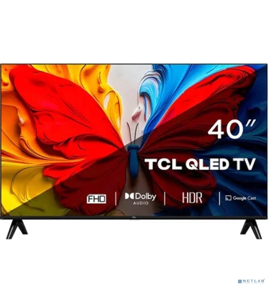 Телевизор TCL 40' 40S5K черный QLED FHD 60Hz Smart TV 1GB/8GB