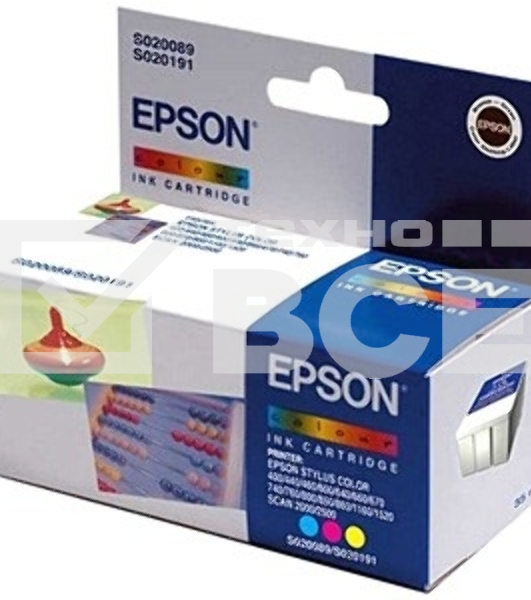 Картридж струйный Epson C13T052040 многоцветный (330 стр.) для Epson St C400/600/800/1520/850/440/460/640