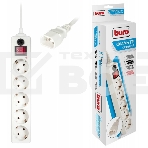 Сетевой фильтр Buro 500SH-1.8-UPS-W 1.8м, 5 розеток, белый, коробка, фото6