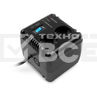 Стабилизатор напряжения Sven VR-L1500 500Вт, напряжение отключения нагрузки, В ~278 ± 3, ток срабатывания защиты (предохранитель), А - 8, время переключения, мсек - 10, рабочая частота, Гц - 50, максимальный выдерживаемый ток помехи (8/20мкс), А -10 000/6