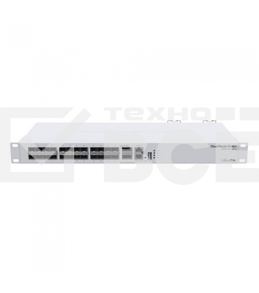 Коммутатор в стойку MikroTik CRS326-24S+2Q+RM , 24х SFP+, 2x QSFP+