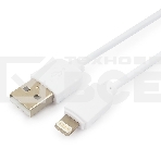 Кабель USB Гарнизон GCC-USB2-AP2-1M-W AM/Lightning, для iPhone5/6/7, IPod, IPad, 1м, белый, пакет, фото3