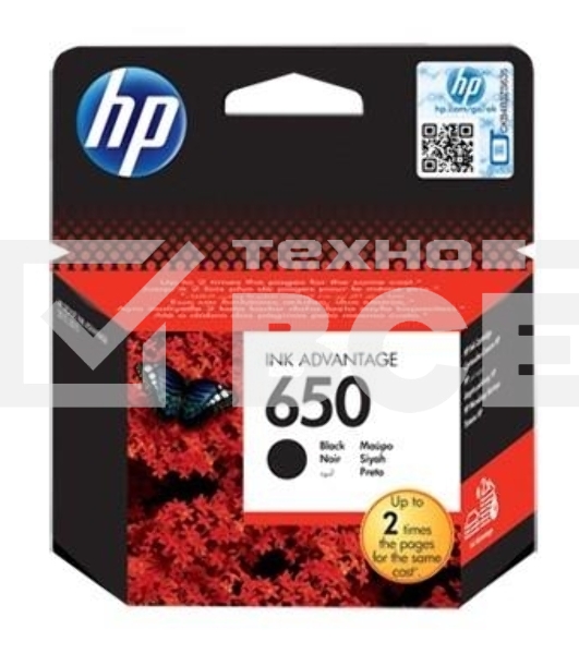 Картридж струйный HP 650 CZ101AE черный для HP DJ IA 2515