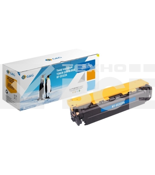 Картридж лазерный G&G NT-CE322A желтый (1300стр.) для HP LJ Pro CP1525n/CP1525nw/CM1415fn MFP/CM1415fnw MFP