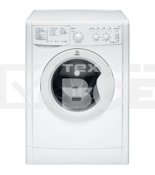 Стиральная машина Indesit IWSC 5105 белый, загрузка фронтальная 5 кг, 1000 об/мин., класс: А