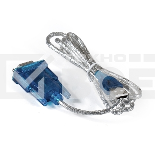 Кабель-адаптер  Exegate EX284951RUS USB 2.0-RS232 ExeGate EX-UAS-1.2 (Am/DB9M, 1,2м, крепеж разъема - винты)