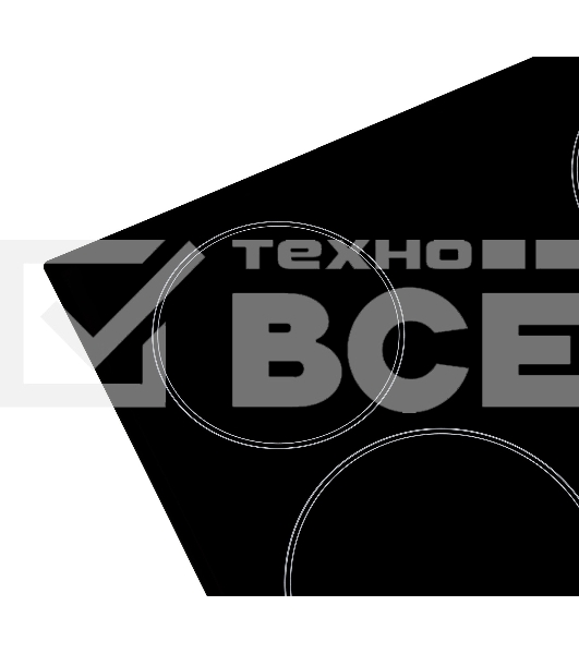 Варочная поверхность Hyundai HHE 6450 BG черный