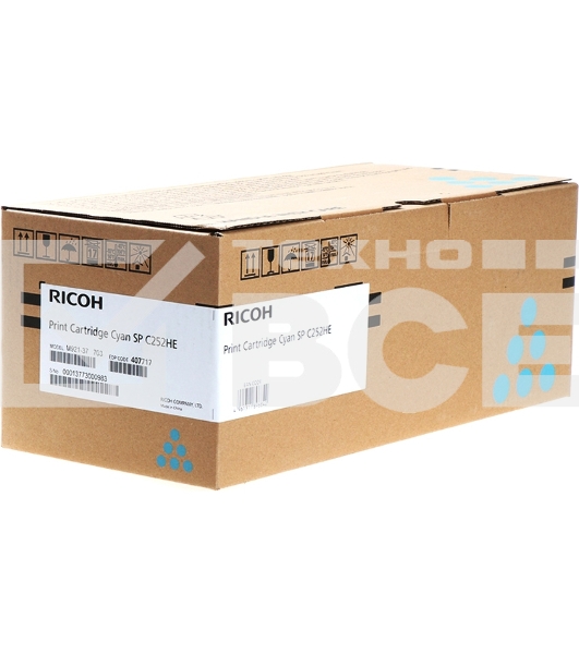 Картридж лазерный Ricoh тип SPC252HE голубой для SP C252DN/C252SF 6000 отп