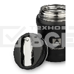 Термос для еды Арктика 311-500 0.5 л. черный, картонная коробка (311-500/BLACK), фото 1