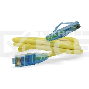 Патч-корд Hyperline PC-LPM-UTP-RJ45-RJ45-C6-2M-LSZH-YL Патч-корд U/UTP, Cat.6, LSZH, 2 м, желтый
