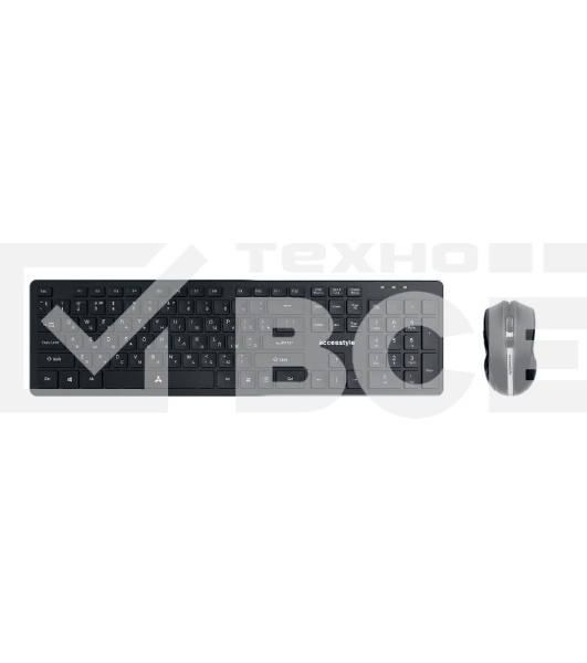 Набор беспроводной Accesstyle KM201-ORE Dark Gray: клавиатура K201-ORE, мышь M201-ORE