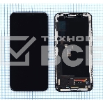 Дисплей для Apple iPhone X в сборе с тачскрином (OLED HE) черный, фото 1