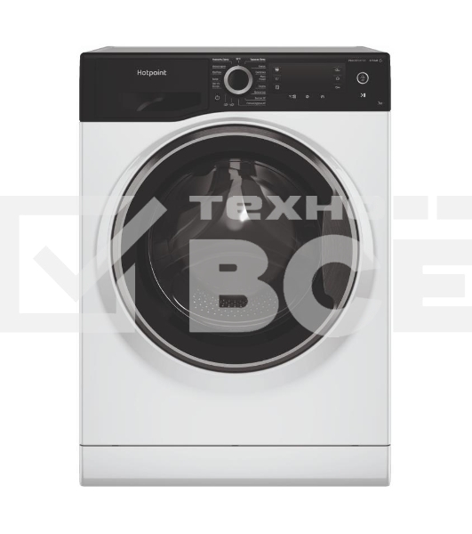 Стиральная машина Hotpoint NSD 7239 ZS VE RU белый, загр. фронтальная макс.: 7 кг 1200 об/мин класс: А