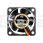 Вентилятор для корпуса ExeGate ExtraSilent ES04020B3P черный, 40 мм, 6300 об/мин, 28 дБ, 3 pin, фото2