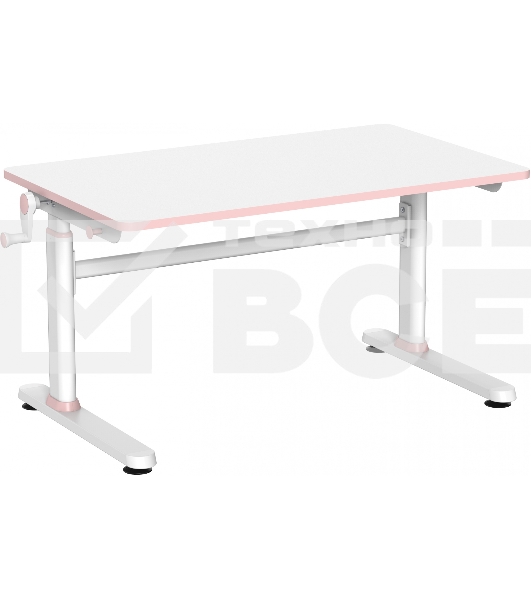 Стол детский Cactus CS-KD-PK столешница МДФ, розовый 100x80x60см