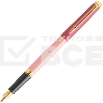 Ручка перьевая Waterman Hemisphere Colour Blocking (2179896) Pink GT сталь нержавеющая/позолота F подар.кор., фото2