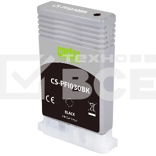 Картридж струйный Cactus CS-PFI030BK PFI-030BK черный (55мл) для Canon imagePROGRAF TA-20/30