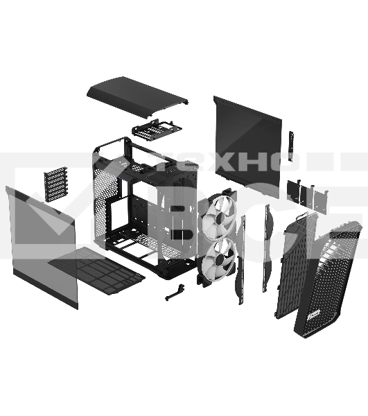 Корпус Fractal Design Torrent Compact RGB Black TG Light Tint / FD-C-TOR1C-02