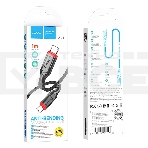 Кабель USB2.0 Hoco Type-C/Type-C, 3А, 60Вт, X59, 1м, черный, коробка, фото 1