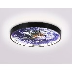 Настенно-потолочный светодиодный светильник Ambrella light FW11131 BK черный 15W LED 3000-6400K D240*38, фото8