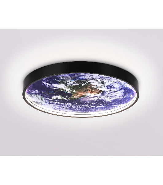 Настенно-потолочный светодиодный светильник Ambrella light FW11131 BK черный 15W LED 3000-6400K D240*38