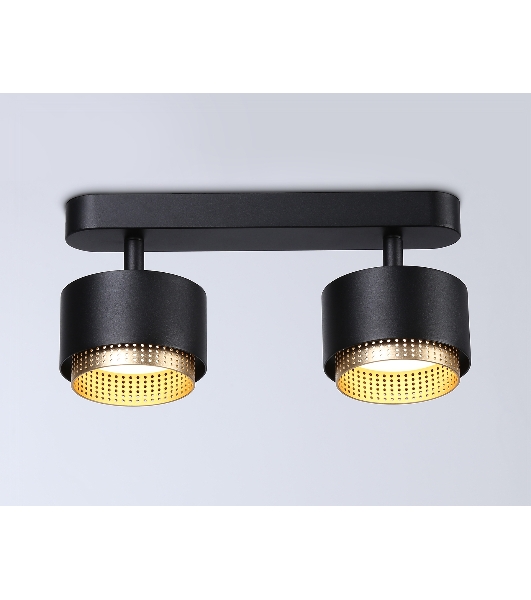 Светильник Ambrella light TN71288/2 BK/GD черный/золото GX53/2 max 12W 270*95*137
