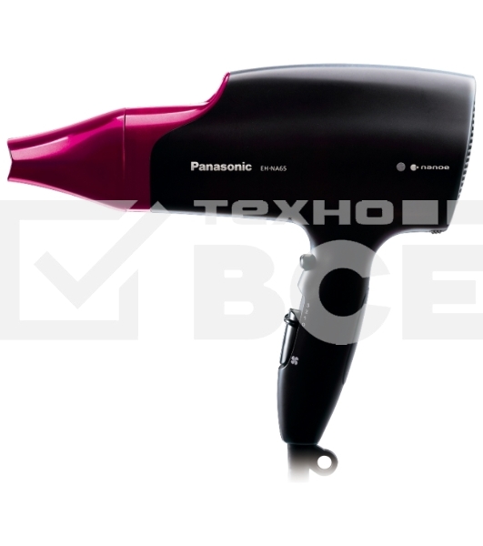 Фен Panasonic EH-NA65 2000Вт черный/розовый