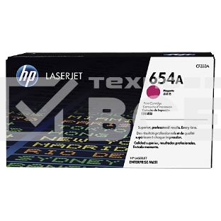 Тонер Картридж HP 654A CF333A пурпурный для HP CLJ Ent M651n/M651dn/M651xh/M680dn/M680f (15000стр.)