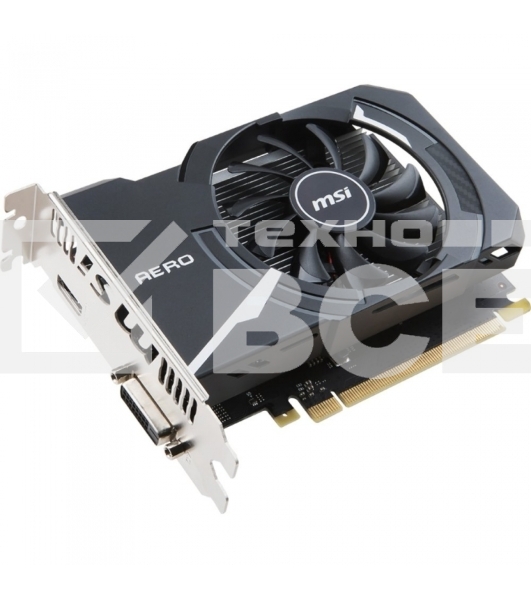 Видеокарта MSI PCIE16 GT1030 2GB GDDR4 GT 1030 AERO ITX 2GD4 OC