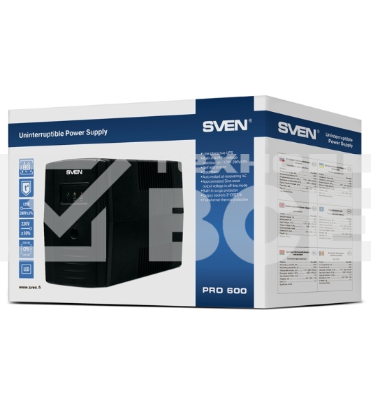 Источник бесперебойного питания SVEN Pro 600