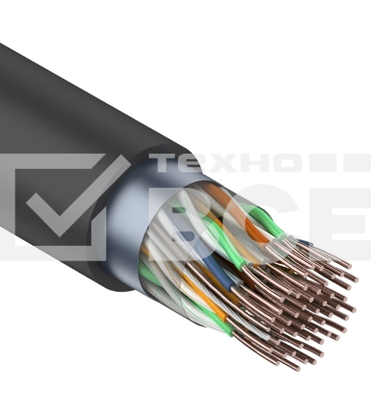 Кабель FTP Rexant 25PR 24AWG, CAT5, наружный (OUTDOOR), бухта 305 м