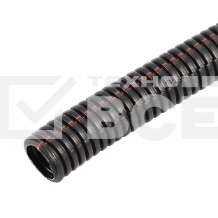 Трубa автомобильная гофрированная ПП, Ø6,8 мм, разрезная, негорючая, бухта 50 м/уп.