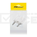 Сетевой переходник плоский 'Тефаль' PROconnect, белый, индивидуальная упаковка, 1 шт., фото2